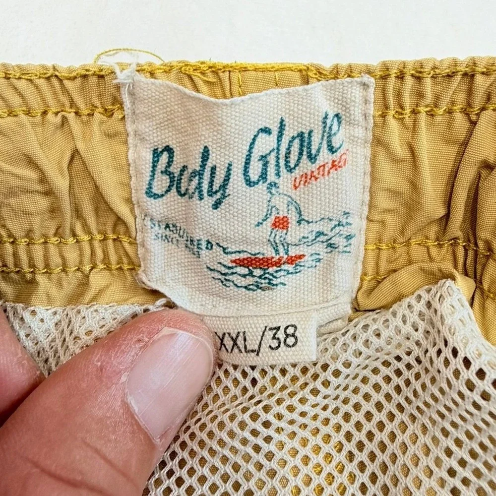 Body Glove Swim Trunks Mens XXL 38 Multicolor Vintage Colorblock Board‎ Shorts